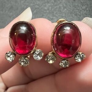 Vtg Van Dell 1/20 12k GF Gold Filled Screw Back Gold Tone Earrings